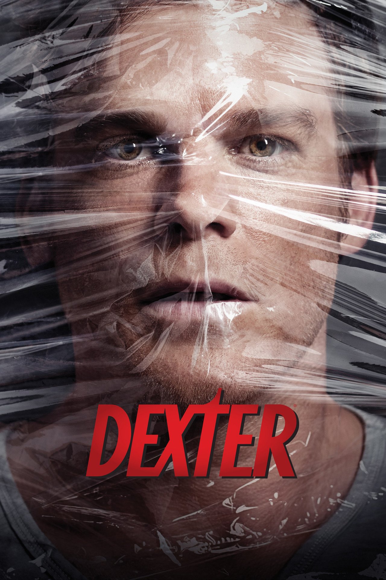 Dexter dizisinin yakın plan portre afişi