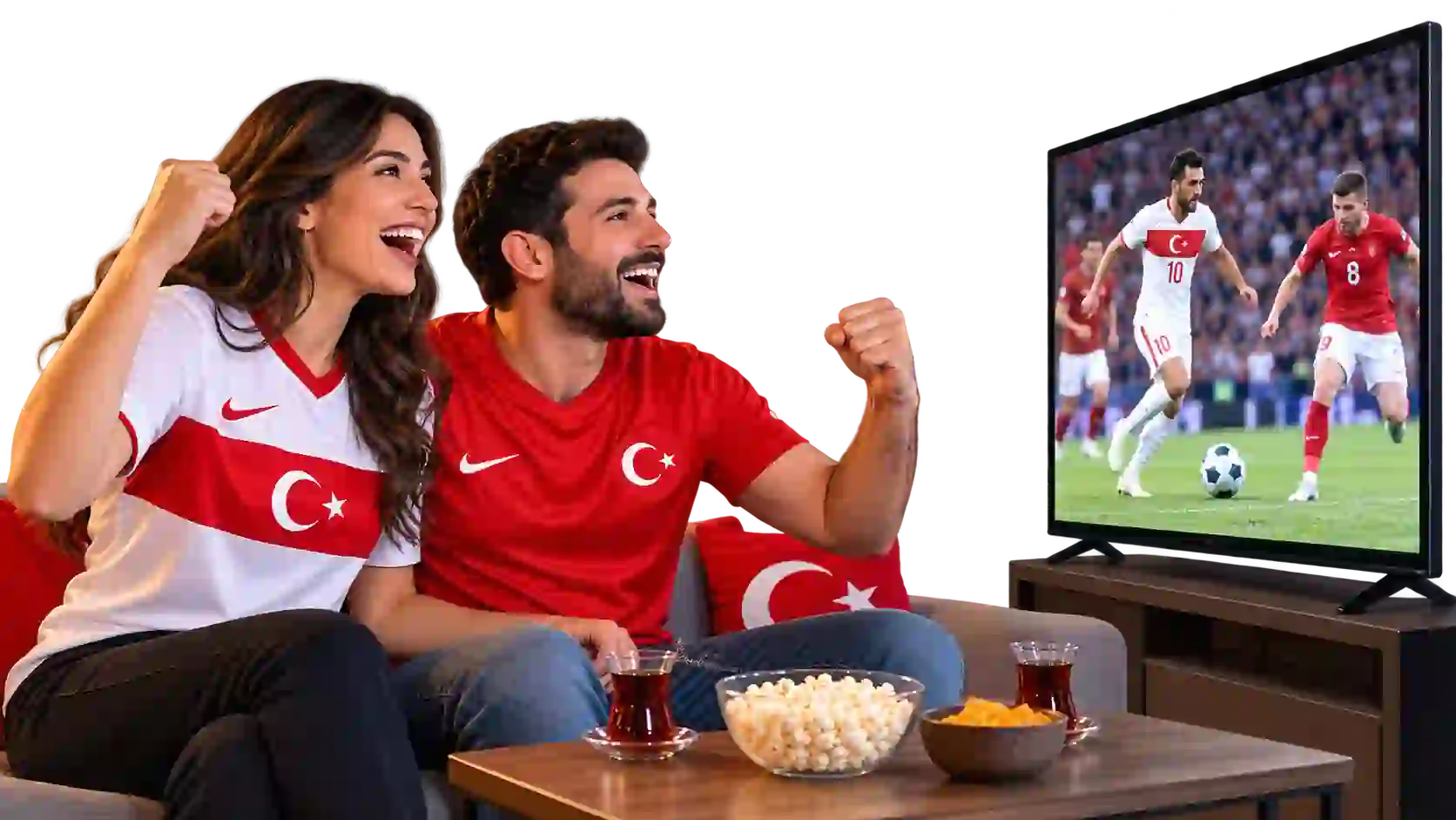 IPTV teste Smart TV ücretsiz deneme ekranı