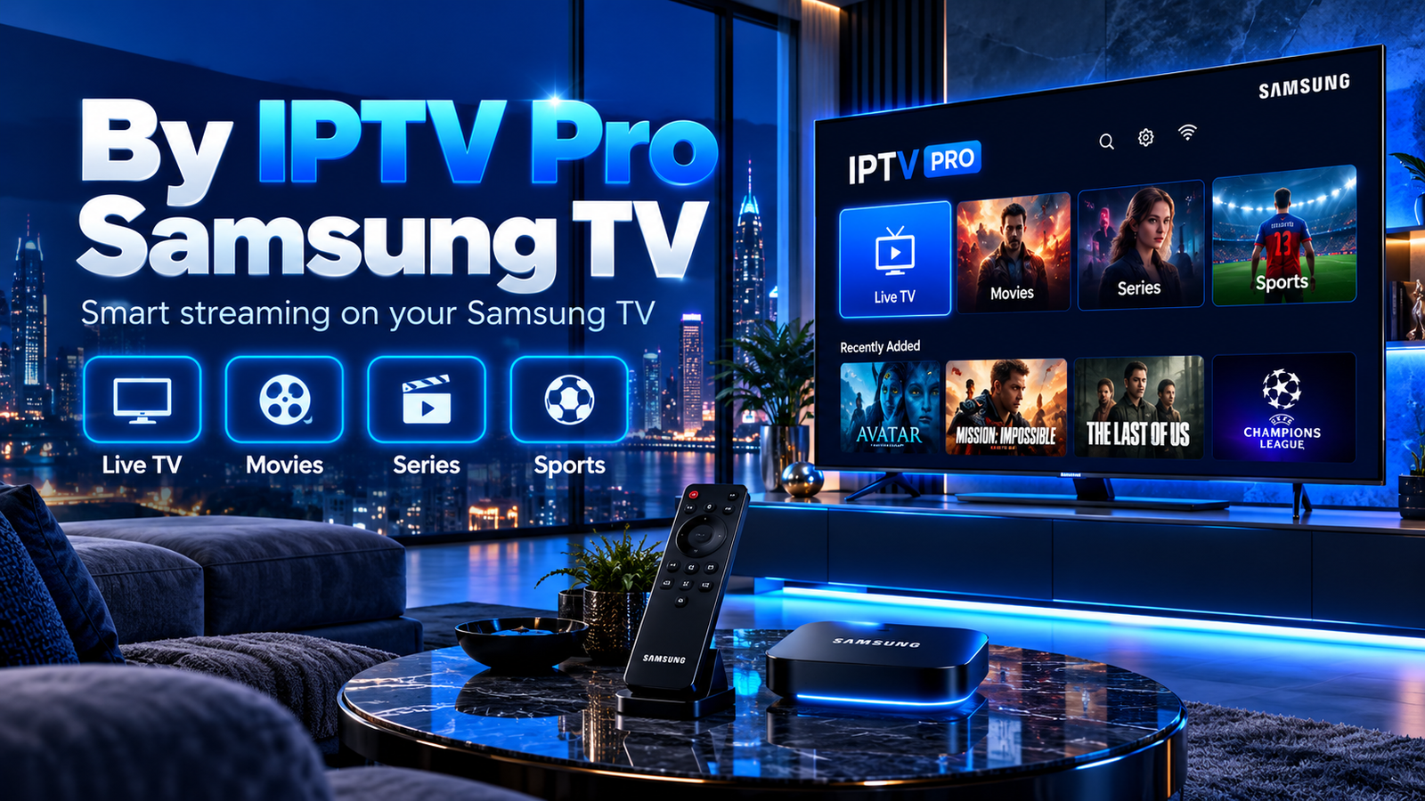 By IPTV Pro Samsung TV kurulumu 2026