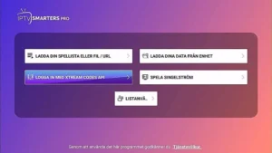 IPTV Smarters Pro Xtream Codes API giriş yöntemini seçme