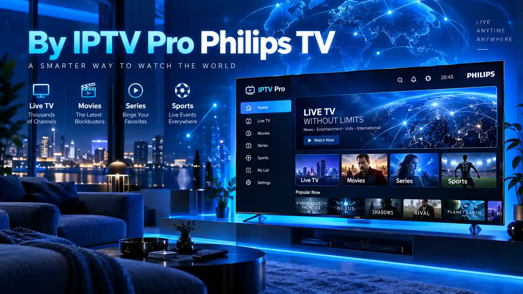 By IPTV Pro Philips TV kurulumu ve IPTV ayarları